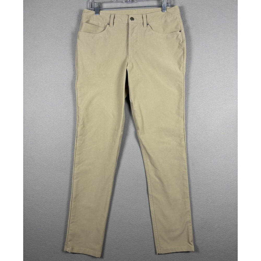 Lululemon ABC Pant Classic Warpstreme 5 Pocket Khaki Size 31 x 31